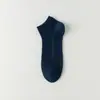 Calcetines Cortos Transpirables de Malla Personalizados de Verano Finos Tipo Barco Absorbentes de Olor que Evacuan el Sudor Calcetines Deportivos de Algodón Calcetines de Malla Transpirable para Hombre