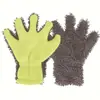 Guantes de chenilla de cinco dedos para lavado de autos transfronterizos, esponja para limpieza de llantas, paño para detallado de autos, paño de limpieza de felpa con forma de pata de oso