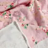 Chaqueta y chaleco de mezclilla 100% algodón con estampado de lentejuelas, ropa de marca para hombre y mujer, tela bordada, venta al por mayor de fábrica