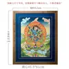 Buda Yuan Hui Nepal Hecho a Mano Rostro de León Madre Vacía Pintado a Mano Thangka Entrada Estudio Sala de Estar Pintura Decorativa Pintura Colgante