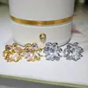 Porta-Pérolas DIY Óleo Pingando Branco Assimétrico Luxo Acessível Brincos de Pérola Design de Nicho Feminino Acessórios para Brincos