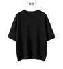 Camiseta Básica de Punto de Manga Corta 100% Cachemira Pura Hilo Fino, 48 Unidades, Cuello Redondo, Top de Manga Corta para Mujer, Nuevo Estilo Primavera y Otoño