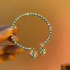 Celebridade da Internet Novo Lançamento Pulseira de Sino de Bênção de Um Passo Feminina Antiga Combina com Tudo Namorada Casal Par de Pulseiras Ajustáveis