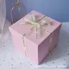 En Stock Caja de Regalo Cuadrada Día de la Madre Caja Grande para Dulces Caja de Empaque Caja de Baloncesto Recuerdos de Fiesta de Cumpleaños Transfronterizo