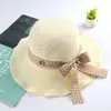 Chapéu feminino proteção solar chapéu de sol verão estilo ocidental combina com tudo aba grande chapéu de palha feminino barraca de ponto turístico chapéu de praia beira-mar atacado