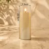 Vela Eletrônica Transfronteiriça Lâmpada de Vela LED Decoração Ornamento Vela de Simulação Atmosfera Romântica Europeia Lâmpada de Vela Eletrônica