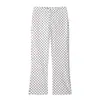 Moda europea y americana transfronteriza para mujer AliExpress INS venta caliente casual mini pantalón de campana de lunares