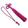 Colgante Conmemorativo de Xiangfei con Nudo de la Paz + Borla de Doble Nudo de Oreja 12cm Borla Insignia Acrílica Colgante Decoración Hecha a Mano
