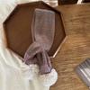 Estilo Coreano Nuevo Bufanda de Viento para Niños Cuello Cruzado Bola Colgante Niños y Niñas Combinación Perfecta Otoño e Invierno Bebé Cálido Moda