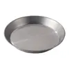 Placa Lisa Espessa de Aço Inoxidável para Café da Manhã em Casa, Uso Comercial para Frango Frito e Batatas Fritas, Prato de Apresentação de Metal Estilo Ins