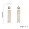Pendientes Largos de Borla con Diamante en Forma de Gota de Plata Pendientes Estilo Palacio Retro Pendientes de Nicho de Gama Alta Venta al por Mayor