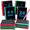 Produto novo transfronteiriço, quadro de desenho LCD de 4,4 polegadas, quadro de desenho infantil, quadro de caligrafia, quadro de escrita com apagar de um clique, conjunto com várias peças