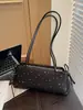 Bolsa de Axila Nicho Estilo Coreano para Mulheres 2026 Novo Modelo, Bolsa de Ombro Elegante Versátil com Laço Doce, Bolsa Baguette de Alto Padrão