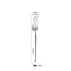 Conjunto de Talheres Ocidentais de Aço Inoxidável 304 Espesso para Sobremesa, Café, Garfo e Colher, Faca de Bife Ocidental com Cintura Estreita Lixada, Garfo e Colher