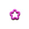 Pingente Acrílico Estrela de Cinco Pontas 30mm com Furos Pingente para Chaveiro Brincos Kit de Materiais Acessórios para Joias DIY