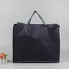 Película impermeable impresión a color bolsa tejida de PP portátil promoción publicitaria cremallera de piel de serpiente tejida bolsa de compras peritoneal portátil