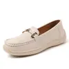 Nuevos Mocasines de Ancho Amplio Casuales Planos para Mujer Suela Suave Parte Superior Suave Zapatos de Madre Cómodos Talla Grande Mocasines Zapatos para Mujer