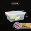 Caja Rectangular Transparente Sellada para Conservar Frescura de Frutas y Verduras del Hogar Caja de Almacenamiento de Plástico con Etiqueta Creativa para Cereales con Lonchera