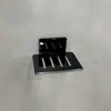 Estante de almacenamiento para jabón de tocador de baño de acrílico, sin perforaciones, montado en la pared, con drenaje, para jabón de lavandería