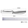 Cuchillo de Caña de Acero Inoxidable para Lechuga Cuchillo Pelador Especial Cocina Multifunción Cuchillo para Afeitar Fruta Calabaza Papa Pelador