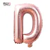 Globos de Papel de Aluminio de 16 Pulgadas, Números Dorados Rosados 0-9, Letras A-Z, Globos para Fiesta de Cumpleaños, Suministros, Decoración, Arreglo