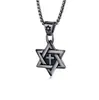 Collar de Estrella de Seis Puntas de Acero de Titanio para Hombre Celebridad de Internet Mano Rápida Marea Chico Social Dominante Regalo de Cumpleaños Exquisito para Novio