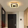 Luz de Techo Cuadrada LED para Armario Transfronterizo, Entrada de Foyer, Balcón, Montaje Superficial en Pasillo, Pasillo, Superficie Acrílica