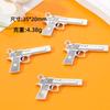 Acessórios de Joalheria de Liga de Zinco DIY Arma Paz Elite Pistola Mini Arma Pingente Pingente Colar Coleção de Acessórios
