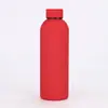 Taza Termo Botella Pequeña Boca Estilo Americano Pintura de Goma Seleccionada Cuidadosamente Acero Inoxidable 304 Doble Capa Vacío Botella de Leche Botella de Agua Deportiva