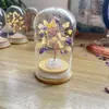 Árvore de Cristal Natural, Flor Eterna, Enfeites de Mesa, Árvore de Dinheiro de Cristal, Garrafa dos Desejos, Árvore de Dinheiro, Artesanato de Cristal Atacado