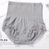 Pantaletas de Encaje de Cintura Alta para Mujer, que Moldean el Vientre y Levantan los Glúteos, Sin Costuras, Transpirables, Moldeadores del Cuerpo, Cómodos, Estilo de Color Sólido