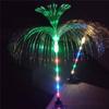 Lámpara madre de agua de fibra óptica led de color cambiante de color solar, lámpara de ambiente escénico para jardín de villa de patio exterior, lámpara de césped