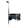 Placas de Escritorio Computadora Tarjeta Ethernet Gigabit RJ45 pci-e Tarjeta de Red Adaptativa Cableada PCI-E Sin Controlador