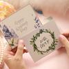 Simples Mori ins dourado criativo obrigado cartão de felicitações personalizado padaria floricultura aniversário elogio pós-venda pequeno cartão