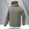 Bienes Mayoristas Transfronterizos Calidad Hombres Terciopelo Engrosado Cuello Alto Chaqueta Cálida Terciopelo Austriaco Cremallera Cárdigan Ropa de Forro Pinza