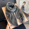 Lenço Fino de Linho Renda Algodão e Linho Xale Externo de Verão Feminino Moda Primavera & Outono Lenço de Seda de Alta Qualidade Lenço de Gaze