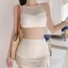Encaje Sexy Malla Sexy Espalda Descubierta Pecho Pequeño Abertura Estilo Falda Lujuria Pura Bañador de Fragancia Pequeña Traje de Baño para Mujer