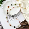 Nuevo Color Piedra Irregular Perla de Agua Dulce Natural Cadena para Clavícula Collar Cuenta de Mijo Diseño Versátil para Mujer