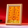 Decoración de mesa Bagua estilo chino tradicional para protección del hogar y buena fortuna, una artesanía decorativa de regalo para la paz y la auspiciosidad en el hogar