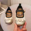 Zapatos de Cuero Versátiles Estilo Coreano Princesa 2026 Primavera Nuevos Dulces Bebé Suela Suave Resistentes al Desgaste Zapatos Individuales para Niñas