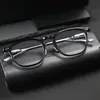 Monturas de Gafas de Lámina de Titanio Puro para Hombres y Mujeres, Monturas de Lámina de Titanio, Monturas de Gafas Personalizables para Graduación, Gama Alta y Elegantes para Miopía