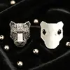 Fivela Decorativa de Animal em Metal Cabeça de Leopardo Acessórios para Malas DIY Ferragens Placa de Nome Fabricante Atacado
