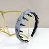 Diadema con Peine de Tela de Cristal Dulce Estilo Coreano para Mujer, Gama Alta, Elegante, a la Moda, Antideslizante, Diadema de Punta Alta con Dientes