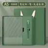 Cuaderno de Sarja de Cuero Suave de Alta Calidad para Negocios y Oficina, Set de Cuadernos A5 Empalmados, Cuaderno de Estudio Personalizable