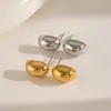 Brincos de titânio e aço novos transfronteiriços leve luxo alta qualidade sensação de grãos de ouro design de nicho brincos femininos Yiwu whisper joias atacado