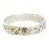 Anillo Sencillo de Diente de León Estilo Nuevo Transfronterizo Europeo y Americano Tú Perteneces entre las Flores Silvestres