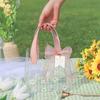 Bolsa Tote Grande Souvenir Bolsa de Regalo Transparente Gama Alta Femenina Dama de Honor Exquisita Bolsa Pequeña de Regalo Caja de Empaque Vacía