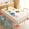 Toalha de Mesa de Luxo Leve de Alta Qualidade Impermeável e à Prova de Óleo Estilo Retro Americano Dopamina Tapete para Mesa de Jantar Estilo Ins Toalha de Mesa para Mesa de Centro