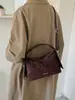 Bolso bandolera casual retro de gran capacidad 2026 tendencia de moda hermosa textura bolso de hombro para el trabajo bajo el brazo para mujer