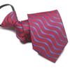 Corbata con cremallera de 8 cm al por mayor perezosa fácil de jalar sin nudo 7 cm para hombre negocios formal morado rojo rojo oscuro